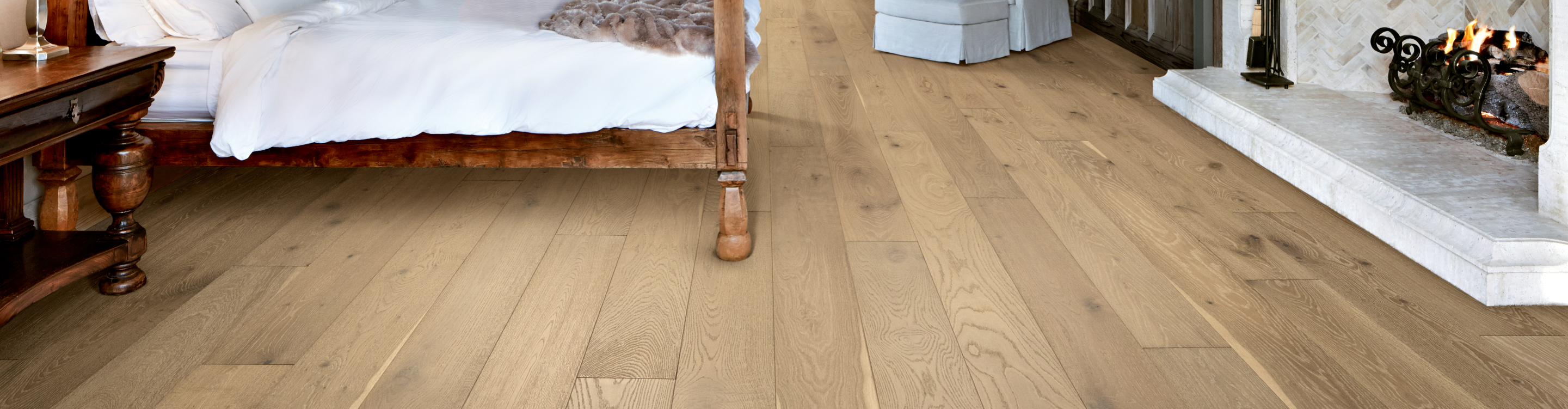 Hardwood Floors in Bedroom